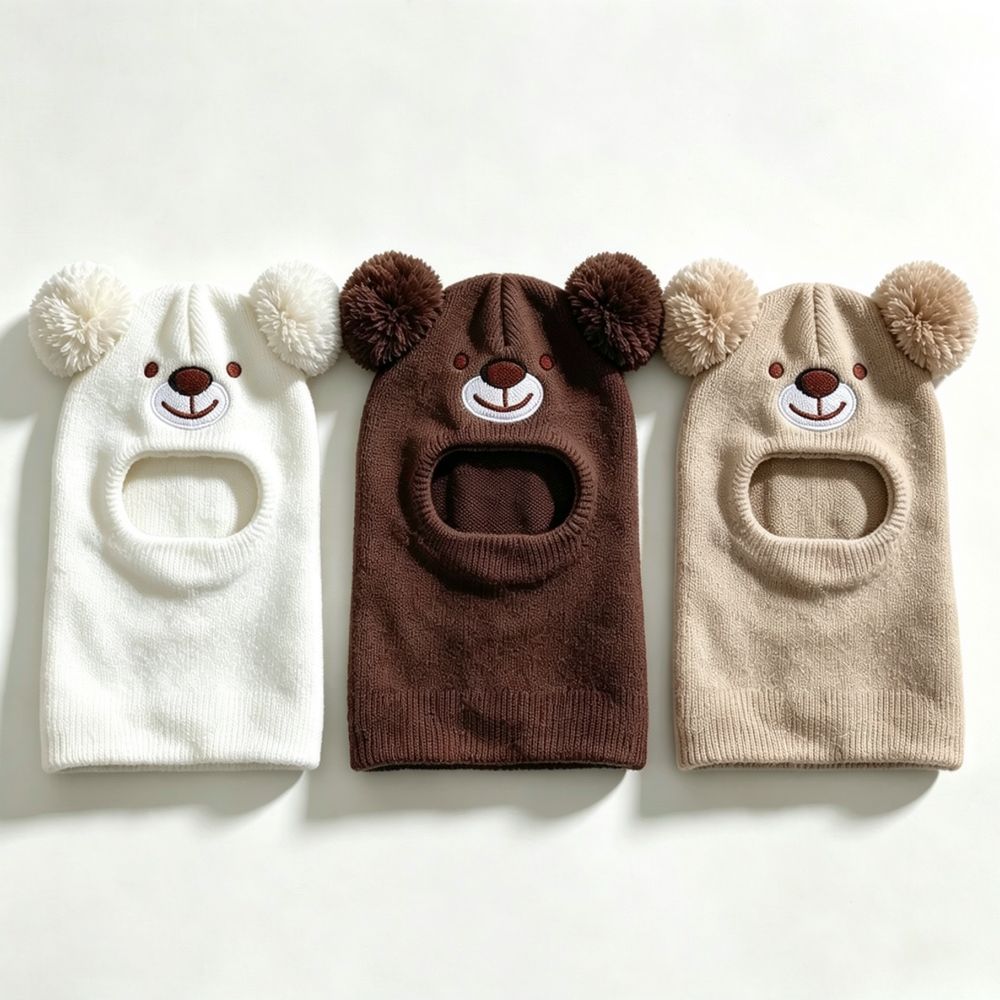 Infant Beanie Hat With Ears - Gorro de inverno para bebé, com