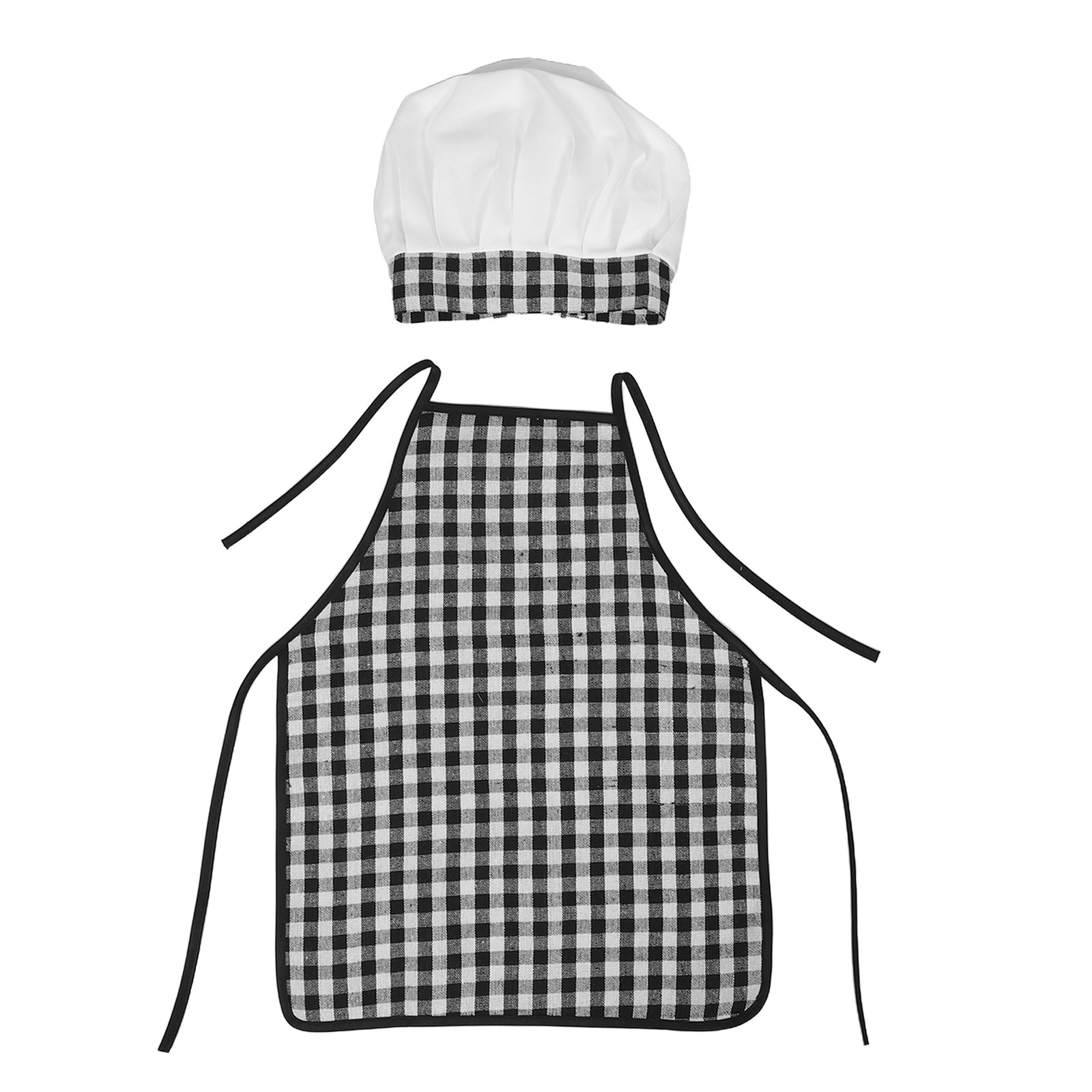 Infant Photography Props Outfit - Conjunto de avental e chapéu de