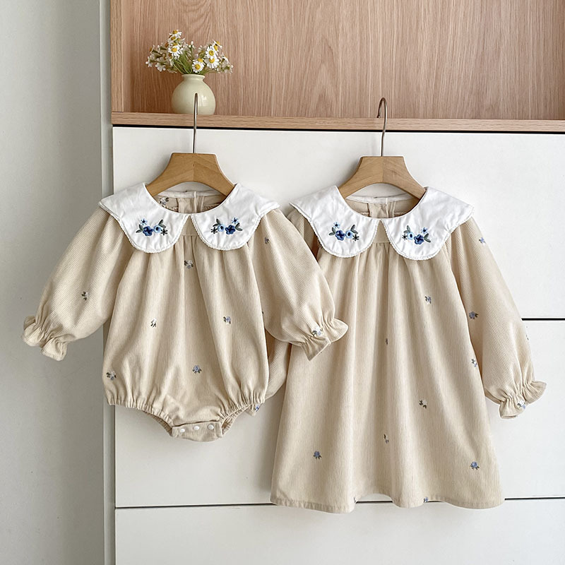 Newborn Baby Girl Romper Floral - 2026 estilo coreano bebê meninas vestido