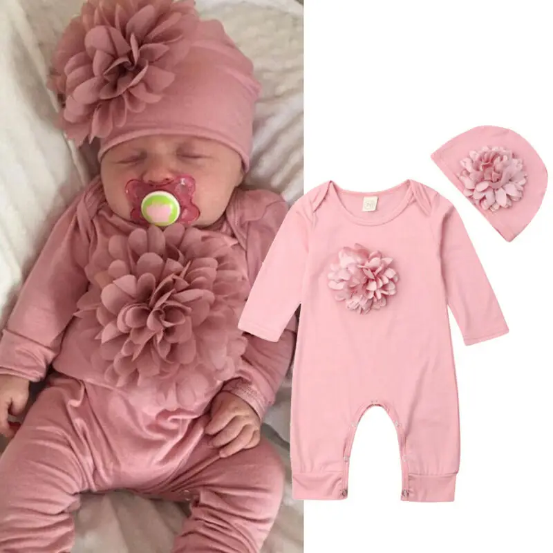 VISgogo-Macacão recém-nascido  - Newborn Baby Girl Romper Floral avaliação e preço