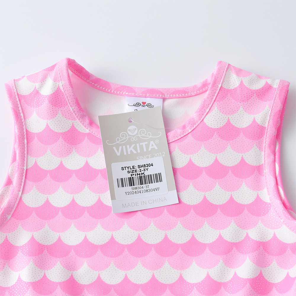Vestido Rosa Sem Mangas com Es - Toddler Girl Tulle Party Dress avaliação e preço