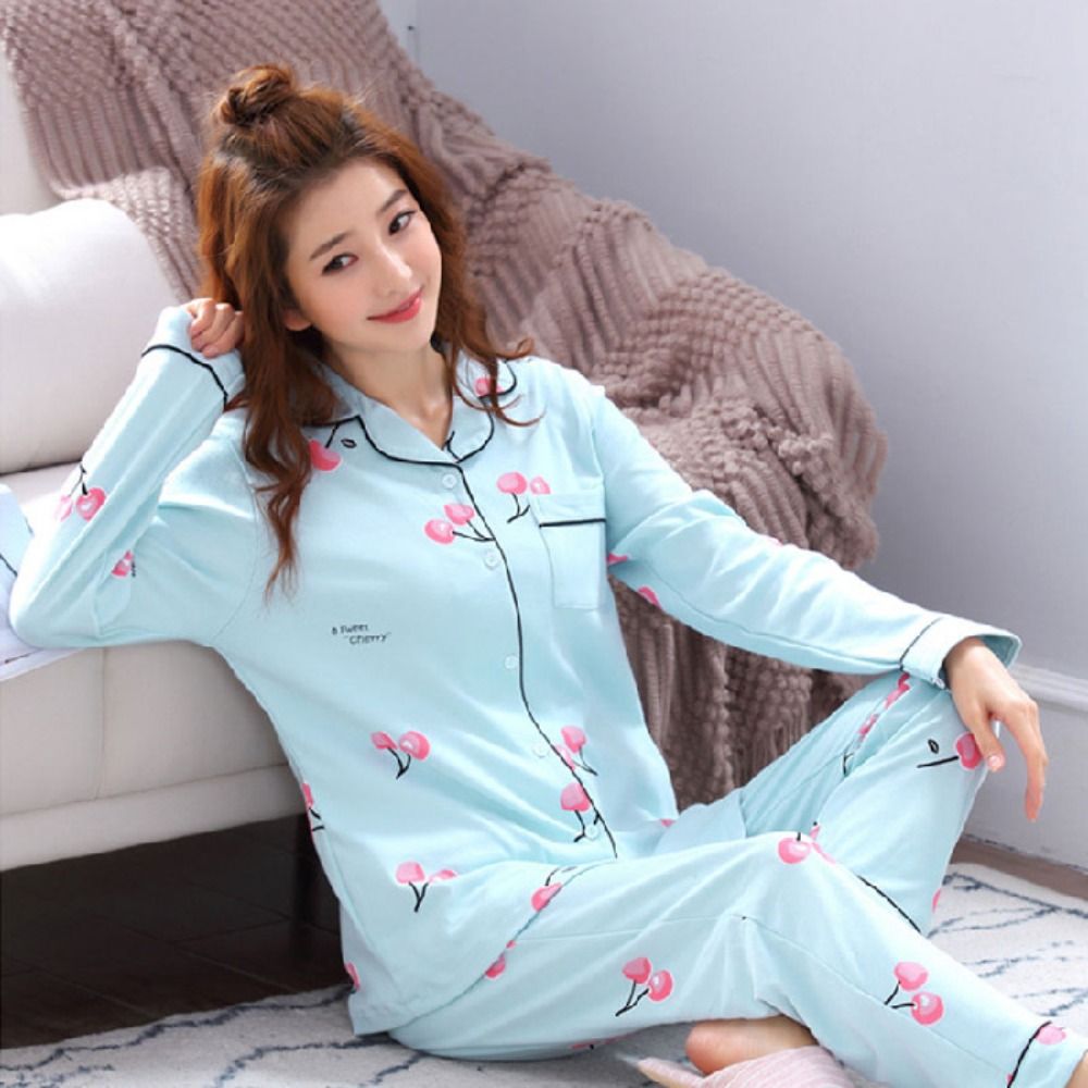Pijamas Femininos de Manga Lon - Maternity Wear avaliação e preço