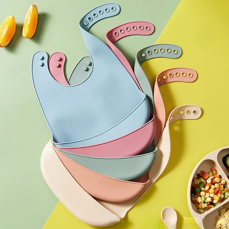 1/3 Peças Babadores de Bebê Aj - Waterproof Baby Bibs Silicone avaliação e preço
