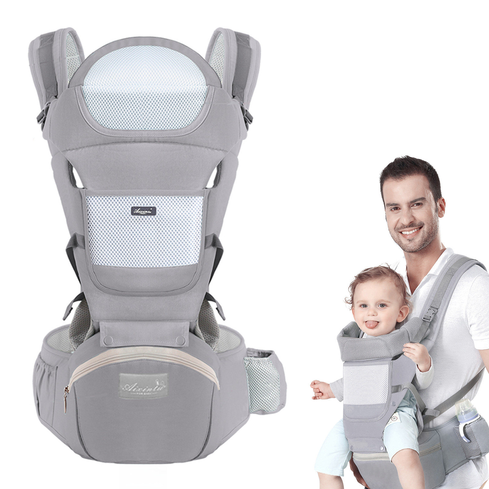 Portador de bebê ergonômico in - Ergonomic Baby Carrier Newborn To Toddler avaliação e preço