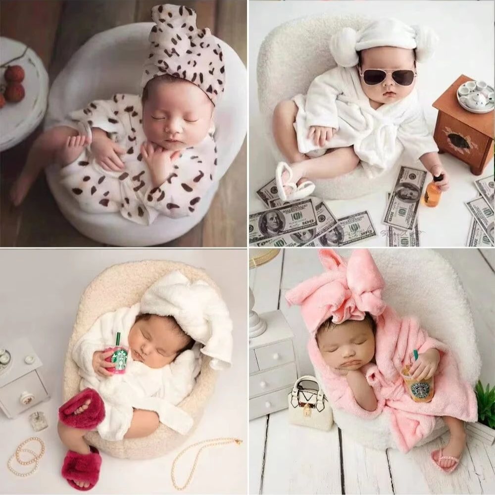 Conjunto de 3 Peças de Acessór - Infant Photography Props Outfit avaliação e preço