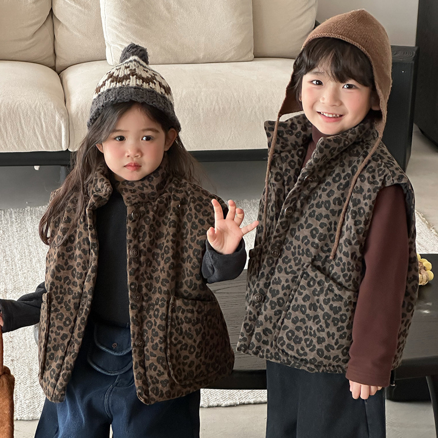 Crianças leopardo impressão ac - Toddler Boy Winter Fleece Jacket avaliação e preço