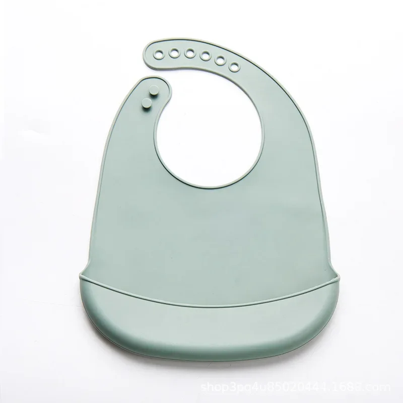 1/2 Peças Babador Ajustável Im - Waterproof Baby Bibs Silicone avaliação e preço