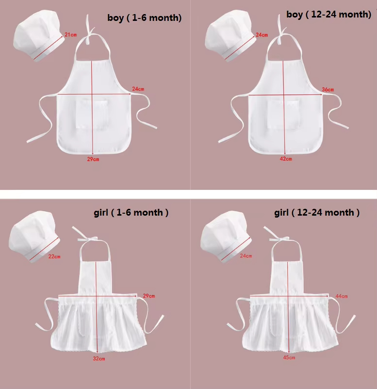 Fantasia de Chef para Bebê Rec - Infant Photography Props Outfit avaliação e preço