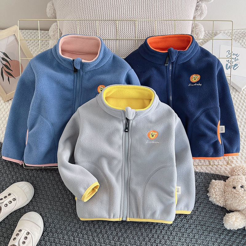 Novo Casaco de Fleece Polar pa - Toddler Boy Winter Fleece Jacket avaliação e preço