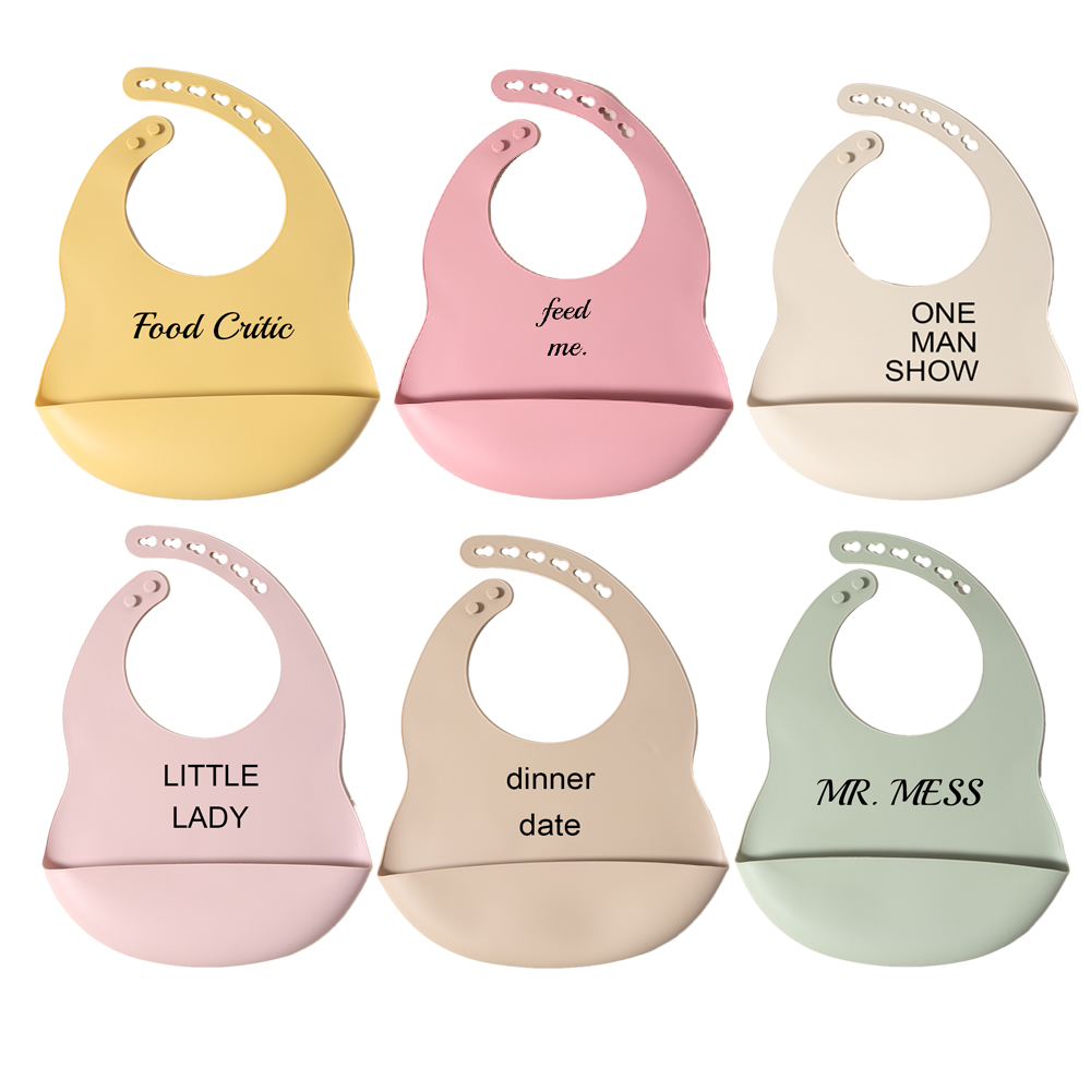 Babadores de silicone citação  - Waterproof Baby Bibs Silicone avaliação e preço
