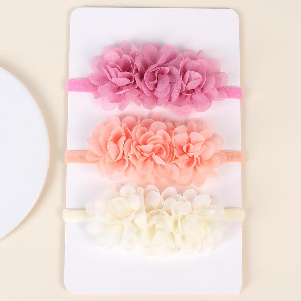 Chiffon flor headbands para o  - Baby Gear avaliação e preço