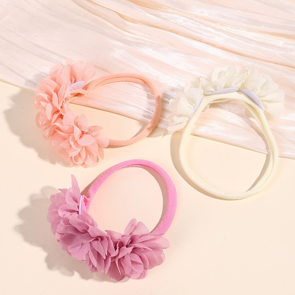 Chiffon flor headbands para o  - Baby Gear avaliação e preço