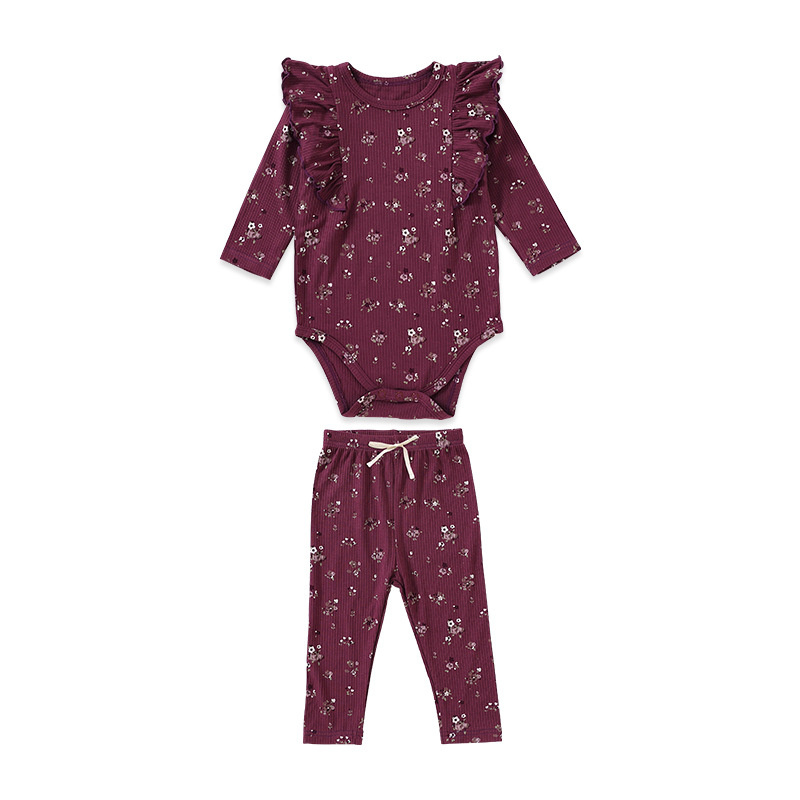 Conjunto de roupas para bebês  - Newborn Baby Girl Romper Floral avaliação e preço