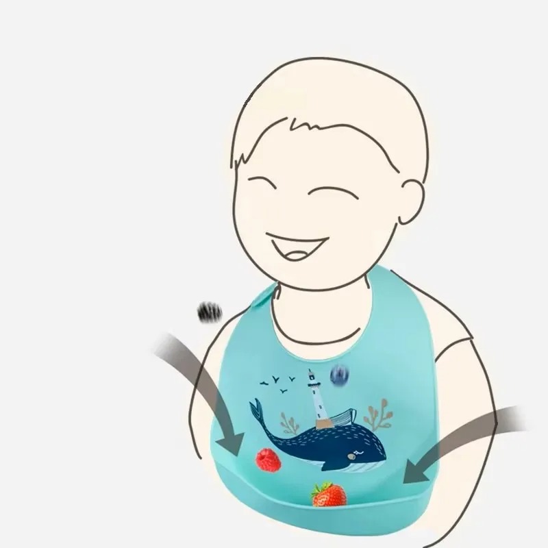 Babadores de Silicone Impermeá - Waterproof Baby Bibs Silicone avaliação e preço