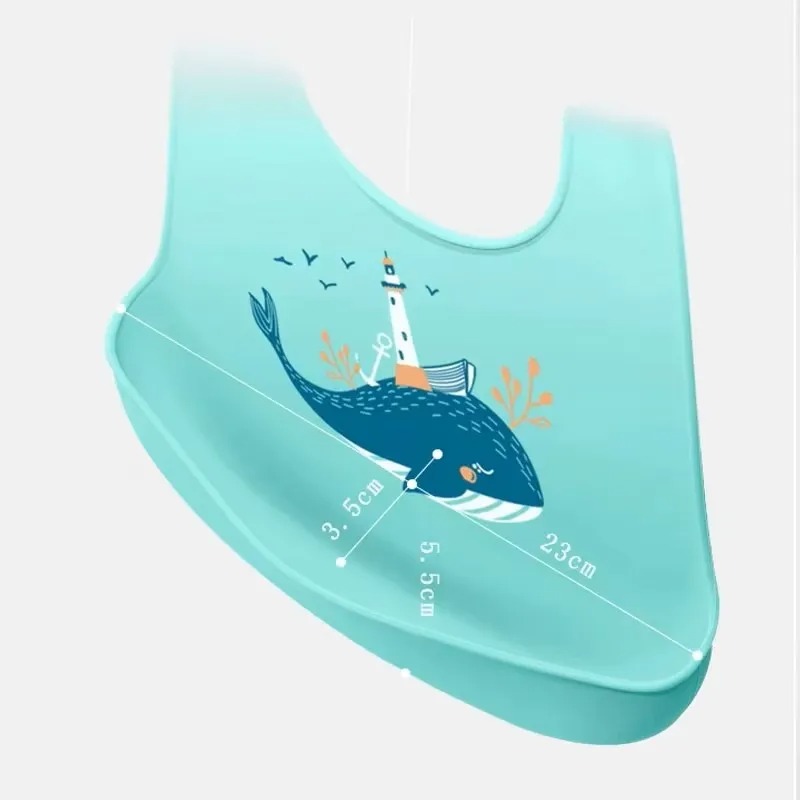 Babadores de Silicone Impermeá - Waterproof Baby Bibs Silicone avaliação e preço