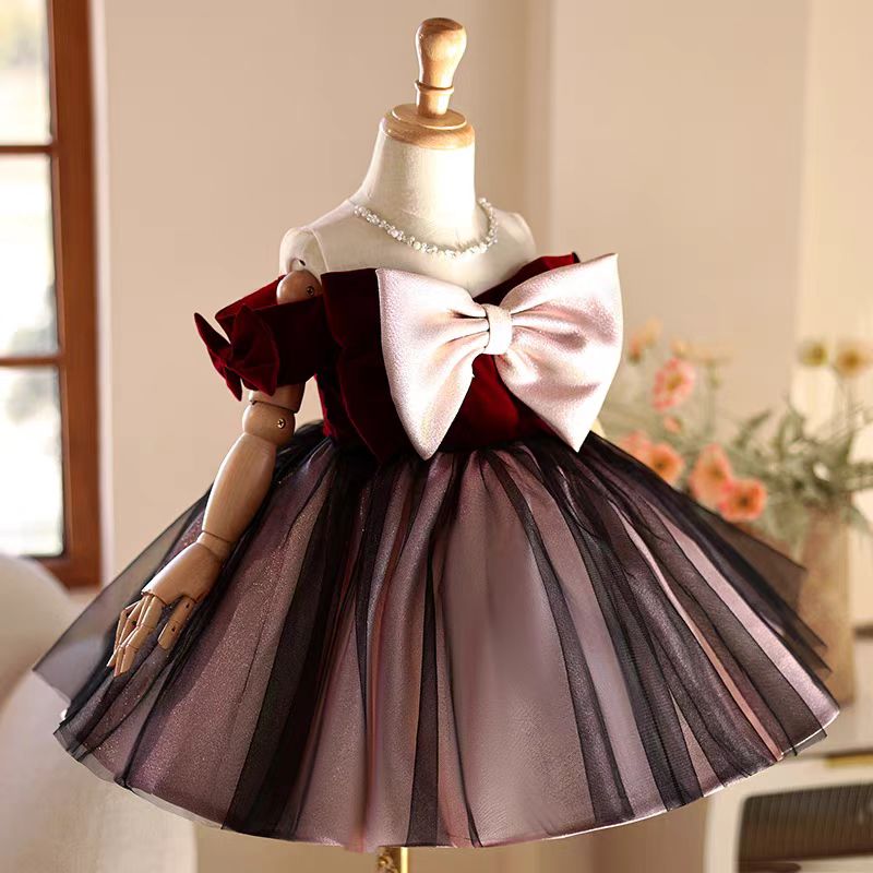 Jill desejo j464 elegante borg - Toddler Girl Tulle Party Dress avaliação e preço