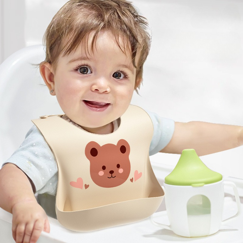 Babadores Impermeáveis de Sili - Waterproof Baby Bibs Silicone avaliação e preço
