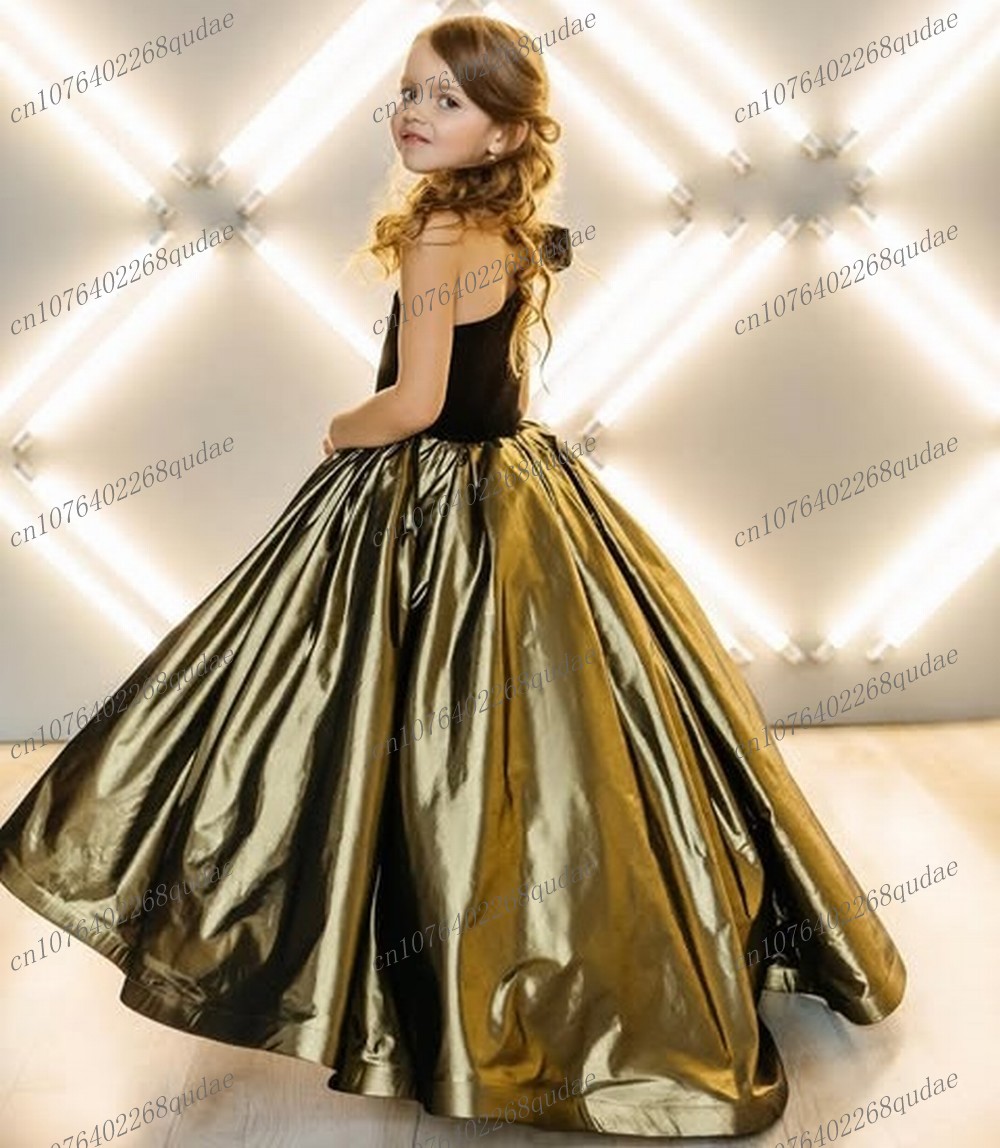 Novos vestidos de cetim preto  - Toddler Girl Tulle Party Dress avaliação e preço