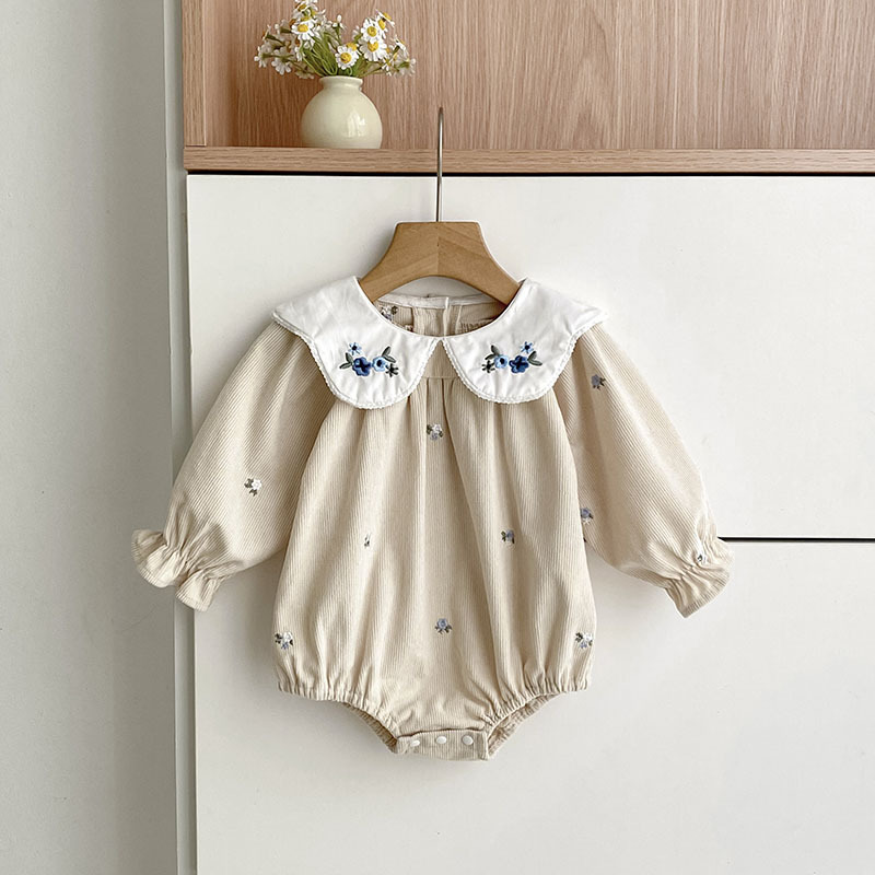 2026 estilo coreano bebê menin - Newborn Baby Girl Romper Floral avaliação e preço