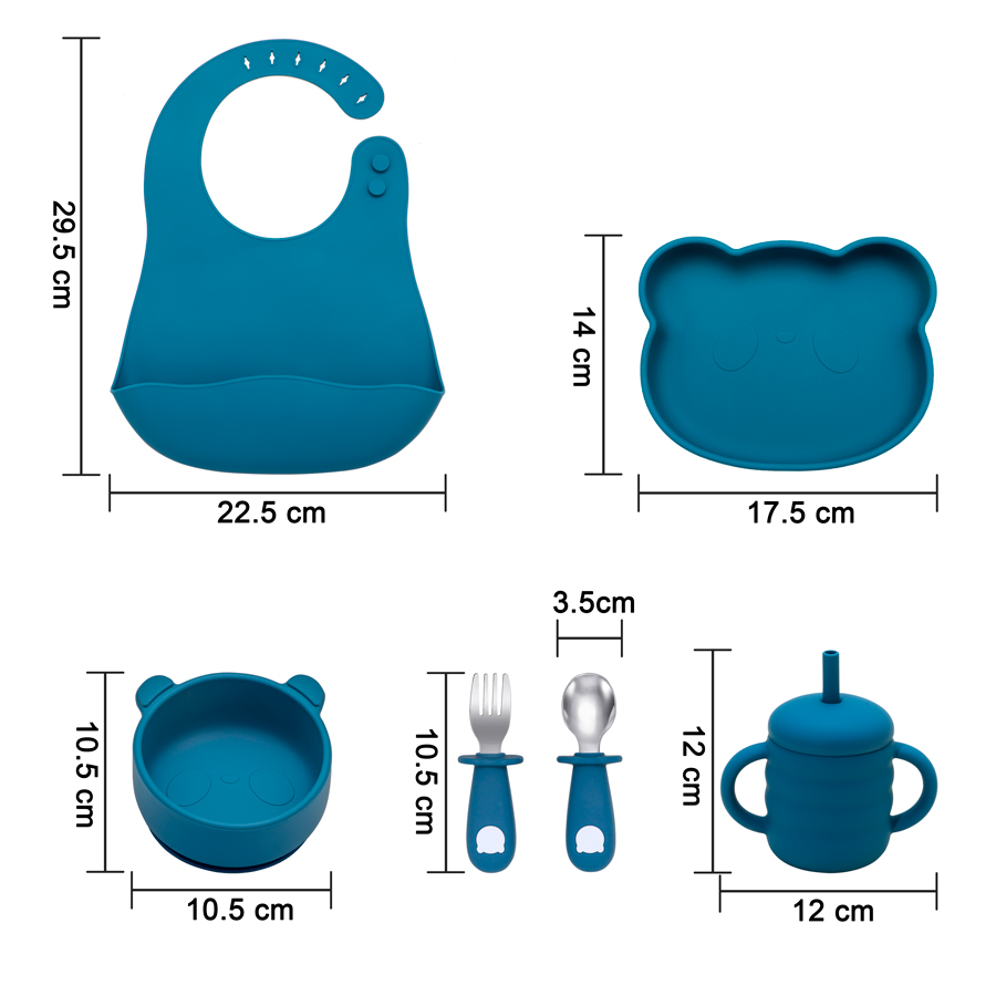 Novo design dos desenhos anima - Waterproof Baby Bibs Silicone avaliação e preço