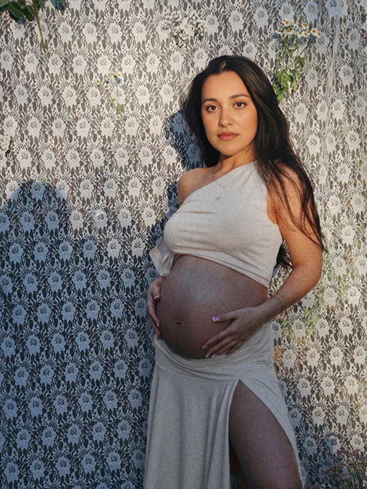 Fora do ombro vestidos para gr - Maternity Wear avaliação e preço